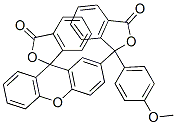 2’-[1,3-Dihydro-1-(4-methoxyphenyl)-3-oxoisobenzofuran-1-yl ]spiro[isobenzofuran-1(3h),9’-[9h]xanthen]-3-one Structure,55517-71-0Structure