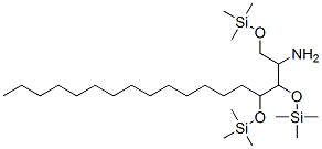 2,2,9,9-Tetramethyl-7-tetradecyl-6-[(trimethylsilyl)oxy]-3,8-dioxa-2,9-disiladecan-5-amine Structure,55517-84-5Structure