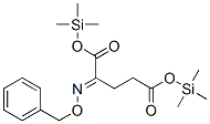 2-[(Phenylmethoxy)imino]pentanedioic acid bis(trimethylsilyl) ester Structure,55520-98-4Structure