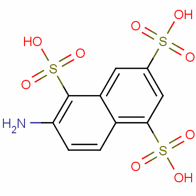 6-Aminonaphthalene-1,3,5-trisulphonic acid Structure,55524-84-0Structure