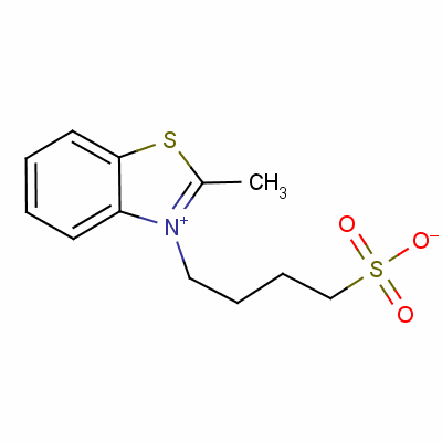 2-Methyl-3-(4-sulphonatobutyl)benzothiazolium Structure,55526-95-9Structure