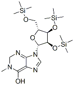 1-Methyl-2’-o,3’-o,5’-o-tris(trimethylsilyl)inosine Structure,55556-96-2Structure