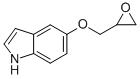 5-Oxiranylmethoxy-1h-indole Structure,55581-26-5Structure