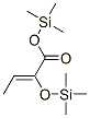 2-Trimethylsiloxy-2-butenoic acid trimethylsilyl ester Structure,55590-70-0Structure