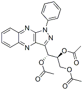 (1R,2s)-1-(1-phenyl-1h-pyrazolo[3,4-b]quinoxalin-3-yl)-1,2,3-propanetriol triacetate Structure,55591-21-4Structure