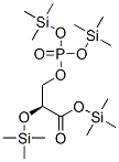 (S)-3-[[bis(trimethylsiloxy)phosphinyl ]oxy]-2-(trimethylsiloxy)propanoic acid trimethylsilyl ester Structure,55622-45-2Structure