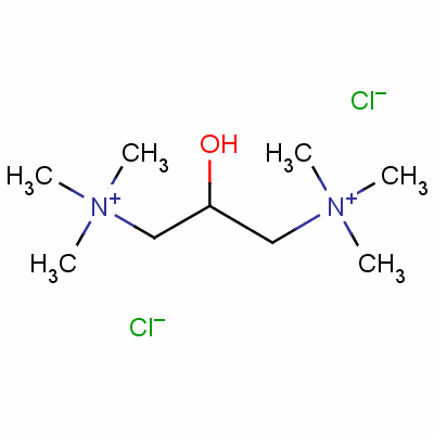 (2-Hydroxytrimethylene)bis(trimethylammonium) dichloride Structure,55636-09-4Structure