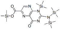 1,4-Dihydro-4-oxo-1-(trimethylsilyl)-2-[bis(trimethylsilyl)amino]-6-pteridinecarboxylic acid trimethylsilyl ester Structure,55649-41-7Structure