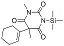 5-(1-Cyclohexen-1-yl)-1,5-dimethyl-3-(trimethylsilyl)-2,4,6(1h,3h,5h)-pyrimidinetrione Structure,55649-44-0Structure