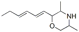 2-(1,3-Hexadienyl)-3,5-dimethylmorpholine Structure,55649-54-2Structure