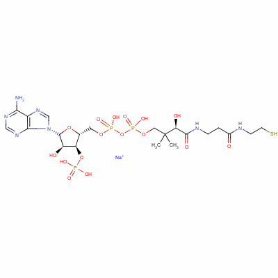 Coenzyme a trisodium salt Structure,55672-92-9Structure