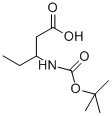 3-((Tert-butoxycarbonyl)amino)pentanoic acid Structure,557091-78-8Structure