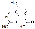 3-(Carboxymethylaminomethyl)-4-hydroxybenzoic acid Structure,55739-39-4Structure