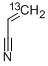 Acrylonitrile-3-13C Structure,55757-47-6Structure