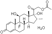 Dexamethasone acetate, monohydrate Structure,55812-90-3Structure