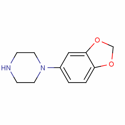 1-(1,3-Benzodioxol-5-yl)piperazine Structure,55827-51-5Structure