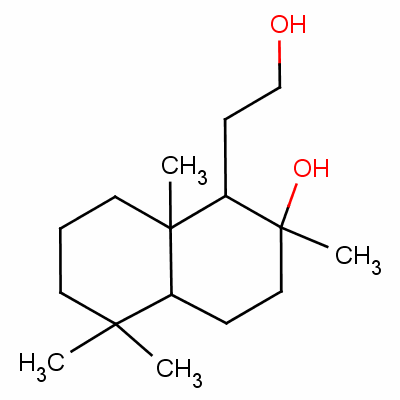 1-(2-Hydroxyethyl)-2,5,5,8a-tetramethyldecahydronaphthalen-2-ol Structure,55881-96-4Structure