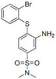 3-Amino-4-[(bromophenyl)thio]-N,N-dimethyl-benzenesulfonamide Structure,5592-64-3Structure