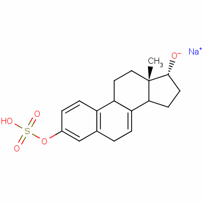 (17Alpha)-estra-1,3,5(10),7-tetraene-3,17-diol 3-(hydrogen sulfate) monosodium salt Structure,56050-05-6Structure