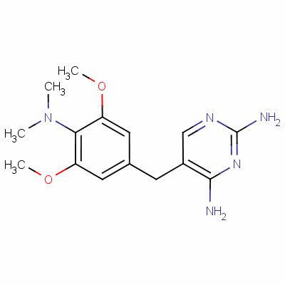 5-[(4-Dimethylamino-3,5-dimethoxy-phenyl)methyl]pyrimidine-2,4-diamine Structure,56066-63-8Structure