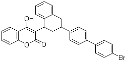 Brodifacoum Structure,56073-10-0Structure