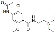 4-(Acetylamino)-5-chloro-n-[2-(diethylamino)ethyl]-2-methoxybenzamide Structure,5608-13-9Structure