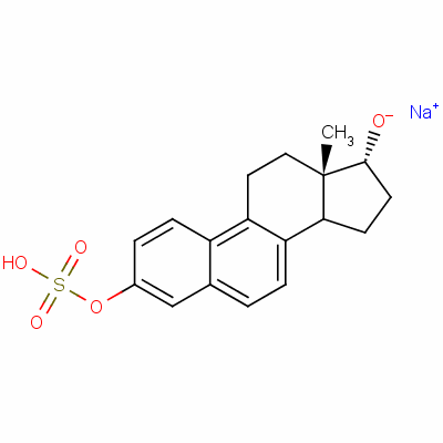 (17Alpha)-estra-1,3,5,7,9-pentaene-3,17-diol 3-(hydrogen sulfate) monosodium salt Structure,56086-66-9Structure