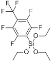 P-trifluoromethyltetrafluorophenyltriethoxysilane Structure,561069-04-3Structure