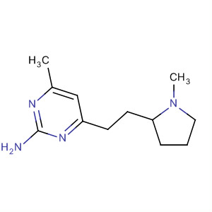 4-Methyl-6-[2-(1-methyl-pyrrolidin-2-yl)-ethyl]-pyrimidin-2-ylamine Structure,561297-89-0Structure