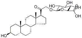 Tetrahydro 11-deoxycorticosterone 21-beta-d-glucuronide Structure,56162-37-9Structure