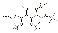 3-O-methyl-2-o,4-o,5-o,6-o-tetrakis(trimethylsilyl)-d-glucose o-methyl oxime Structure,56196-03-3Structure