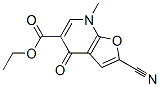 Furo[2,3-b]pyridine-5-carboxylic acid,2-cyano-4,7-dihydro-7-methyl-4-oxo-,ethyl ester Structure,562100-65-6Structure