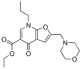 Furo[2,3-b]pyridine-5-carboxylic acid,4,7-dihydro-2-(4-morpholinylmethyl)-4-oxo-7-propyl-,ethyl ester Structure,562100-93-0Structure