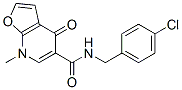 Furo[2,3-b]pyridine-5-carboxamide,n-[(4-chlorophenyl)methyl ]-4,7-dihydro-7-methyl-4-oxo- Structure,562101-74-0Structure