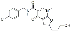 Furo[2,3-b]pyridine-5-carboxamide,n-[(4-chlorophenyl)methyl ]-4,7-dihydro-2-(3-hydroxypropyl)-7-methyl-4-oxo- Structure,562101-77-3Structure