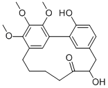 3,7-Dihydroxy-15,16,17-trimethoxytricyclo[12.3.1.12,6]nonadeca-1(18),2,4,6(19),14,16-hexen-9-one Structure,56222-03-8Structure