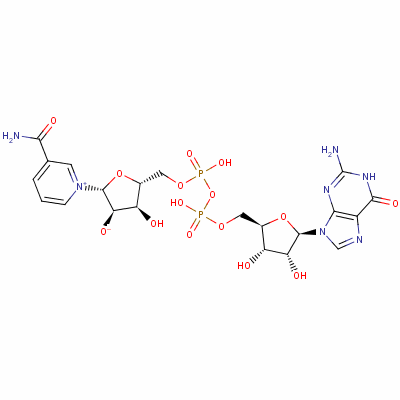 Nicotinamide guanine dinucleotide sodium salt Structure,5624-35-1Structure