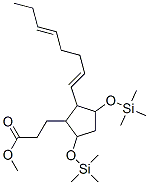 2-(1,5-Octadienyl)-3,5-bis[(trimethylsilyl)oxy]cyclopentanepropionic acid methyl ester Structure,56248-21-6Structure