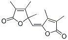 5-[[3,4-Dimethyl-5-oxofuran-2(5h)-ylidene]methyl ]-3,4,5-trimethyl-2(5h)-furanone Structure,56248-63-6Structure