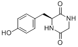 (3S)-3-((4-hydroxyphenyl)methyl)-2,5-piperazinedione Structure,5625-49-0Structure