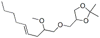 4-[[(2-Methoxy-4-nonenyl)oxy]methyl ]-2,2-dimethyl-1,3-dioxolane Structure,56256-37-2Structure