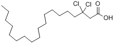 2,2-Dichlorooctadecanoic acid Structure,56279-50-6Structure