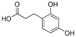 3-(2,4-Dihydroxyphenyl)propionic acid Structure,5631-68-5Structure