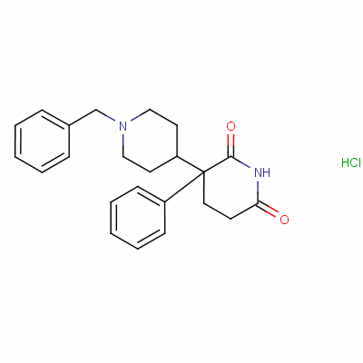 2-[1-Benzyl-4-piperidyl]-2-phenylglutarimide Structure,5633-14-7Structure