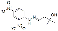 3-Hydroxy-3-methylbutyraldehyde 2,4-dinitrophenyl hydrazone Structure,56335-69-4Structure