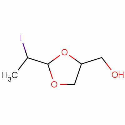 2-(1-Iodoethyl)-1,3-dioxolan-4-ylmethanol Structure,5634-39-9Structure