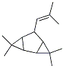 3,3,7,7-Tetramethyl-5-(2-methyl-1-propenyl)tricyclo[4.1.0.02,4]heptane Structure,56348-21-1Structure