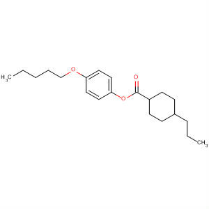 (1α,4β)-4-propylcyclohexanecarboxylic acid 4-(pentyloxy)phenyl ester Structure,56359-71-8Structure