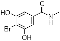 4-Bromo-3,5-dihydroxy-N-methylbenzamide Structure,56375-85-0Structure