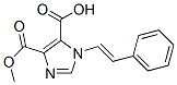 1-[(E)-2-phenylethenyl ]-1h-imidazole-4,5-dicarboxylic acid 4-methyl ester Structure,56382-59-3Structure